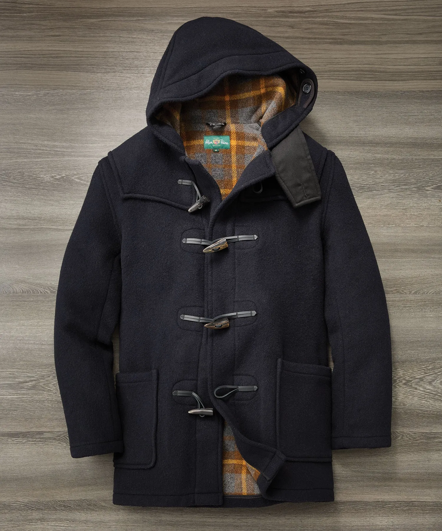 Alcombey Check Duffle Coat