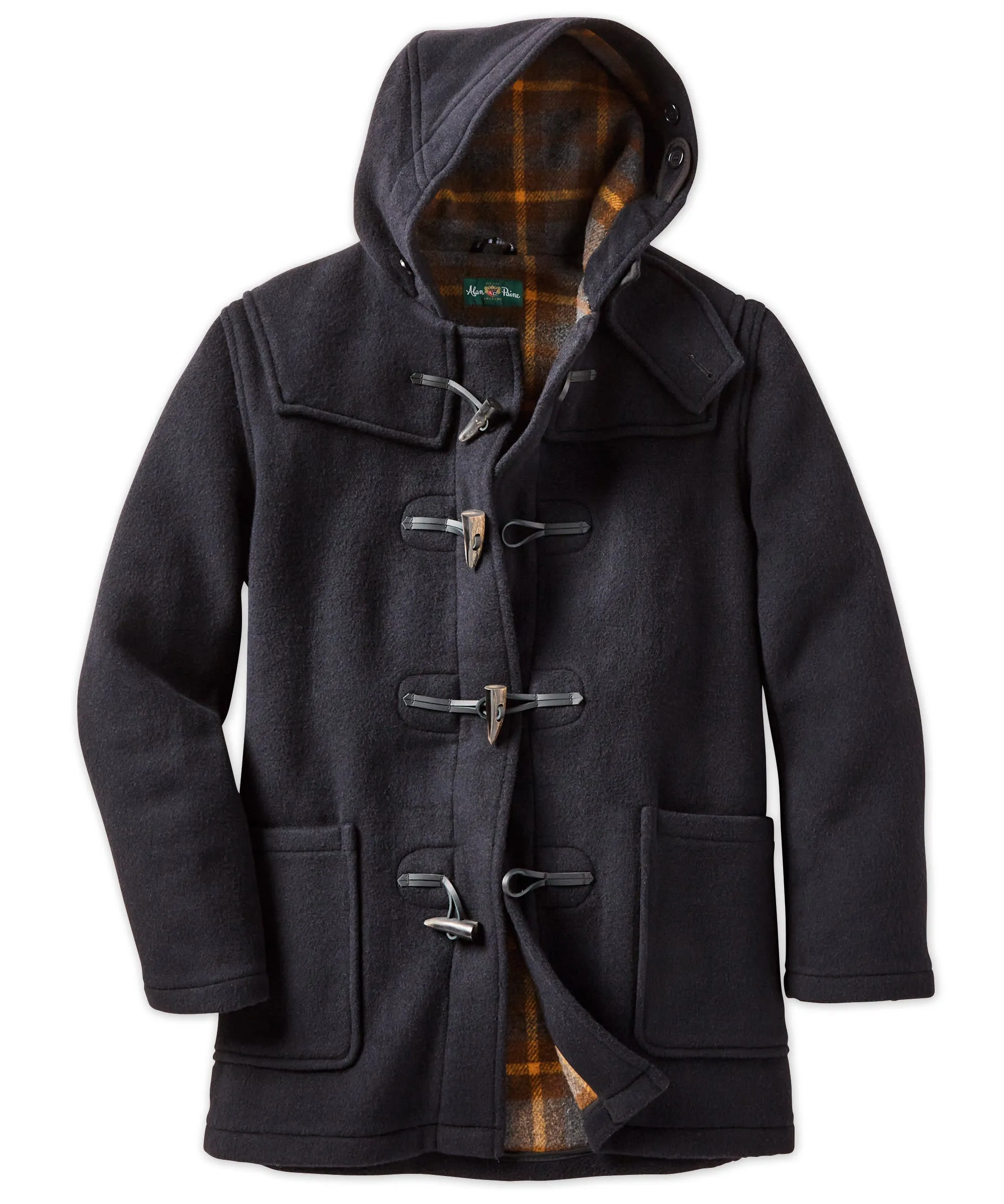 Alcombey Check Duffle Coat