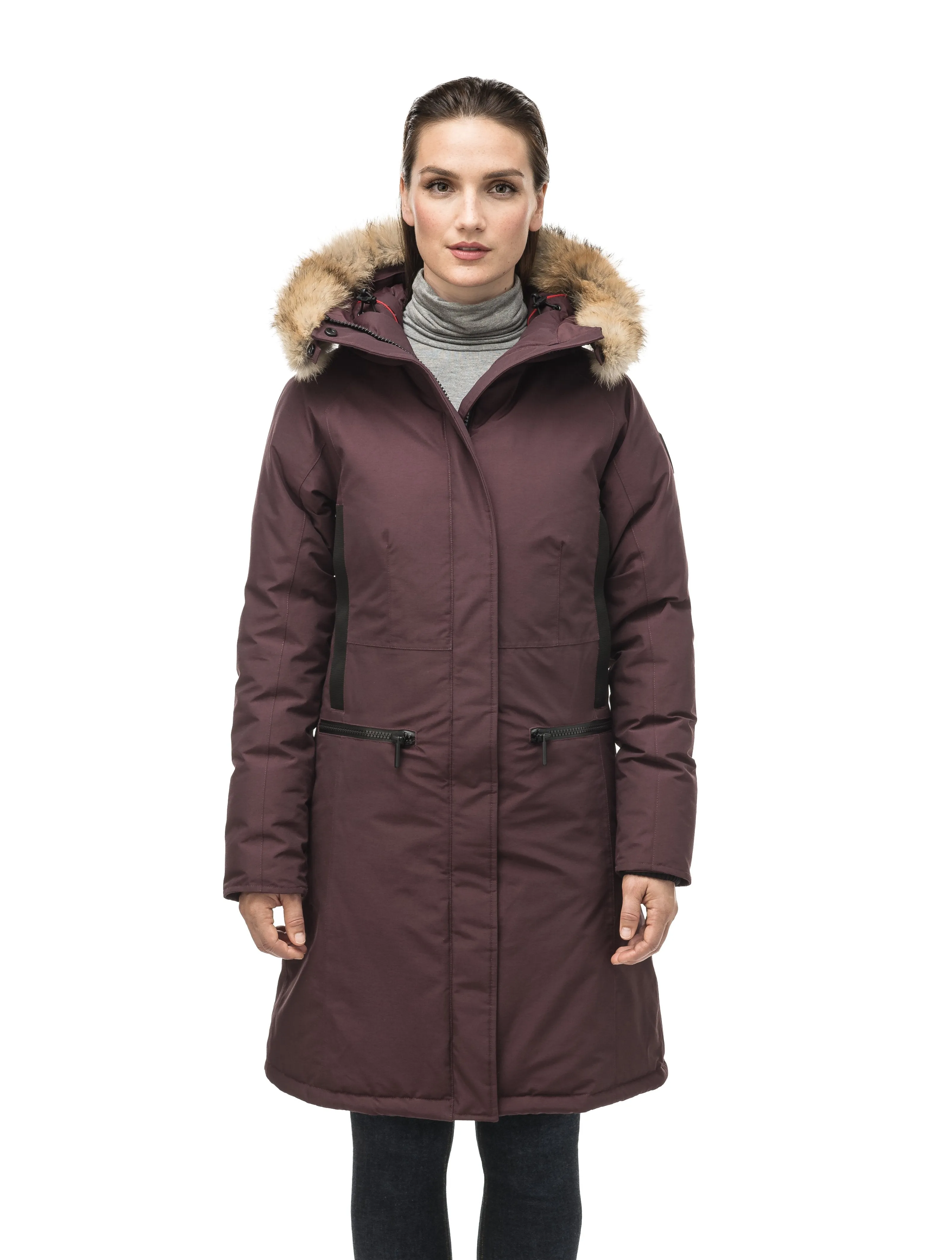 Alissa Women's Midi Fitted Parka