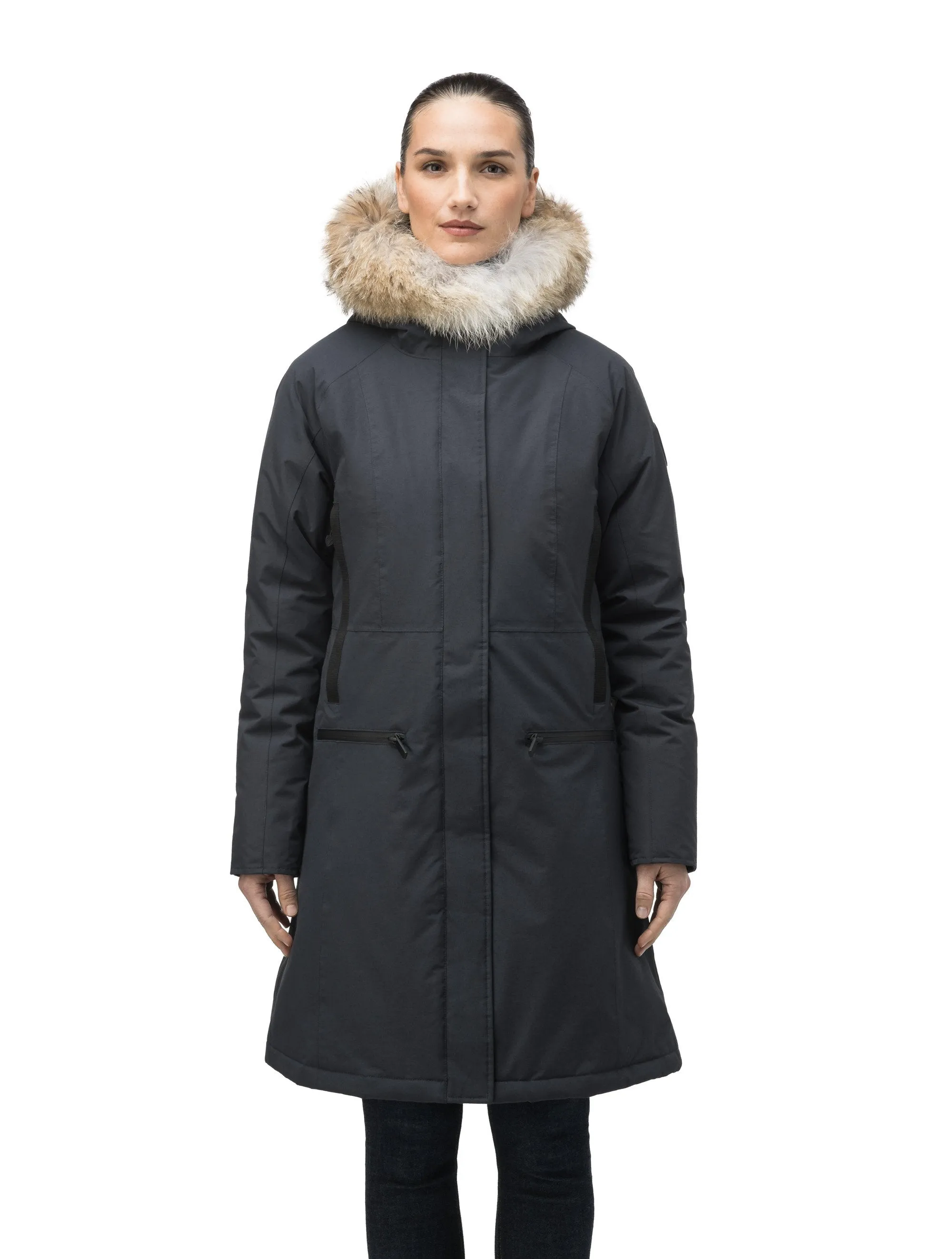 Alissa Women's Midi Fitted Parka