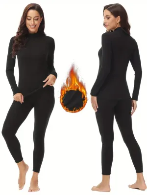 Brit & Boho™ I Miya Long Sleeve Thermal Underwear Set