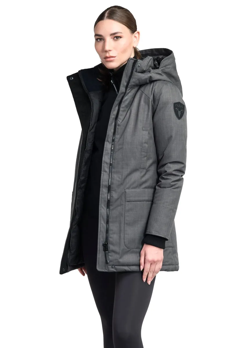 Carla Furless Women's Parka Steel Grey