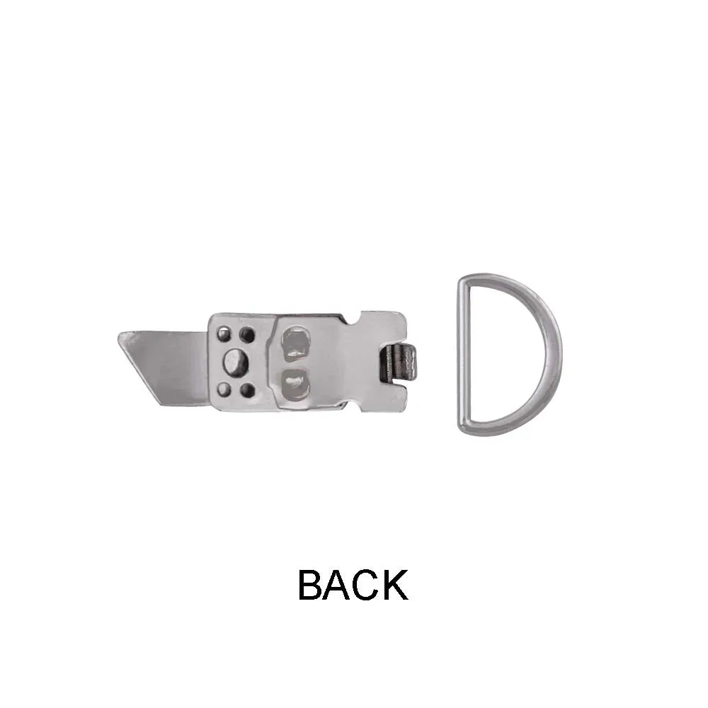 Classic Openable Clip Lock with D Ring for Coats/Blazers/Jackets