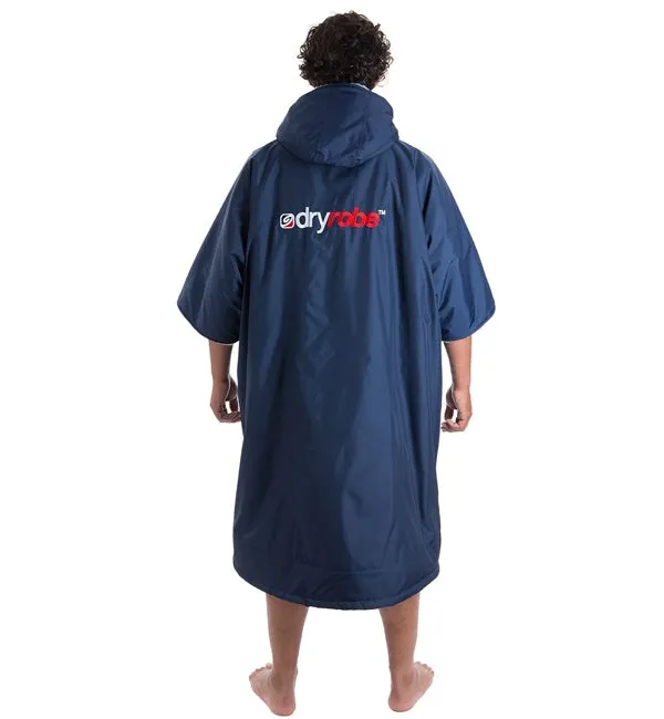 Dryrobe Advance Short Sleeve - Navy Grey Medium