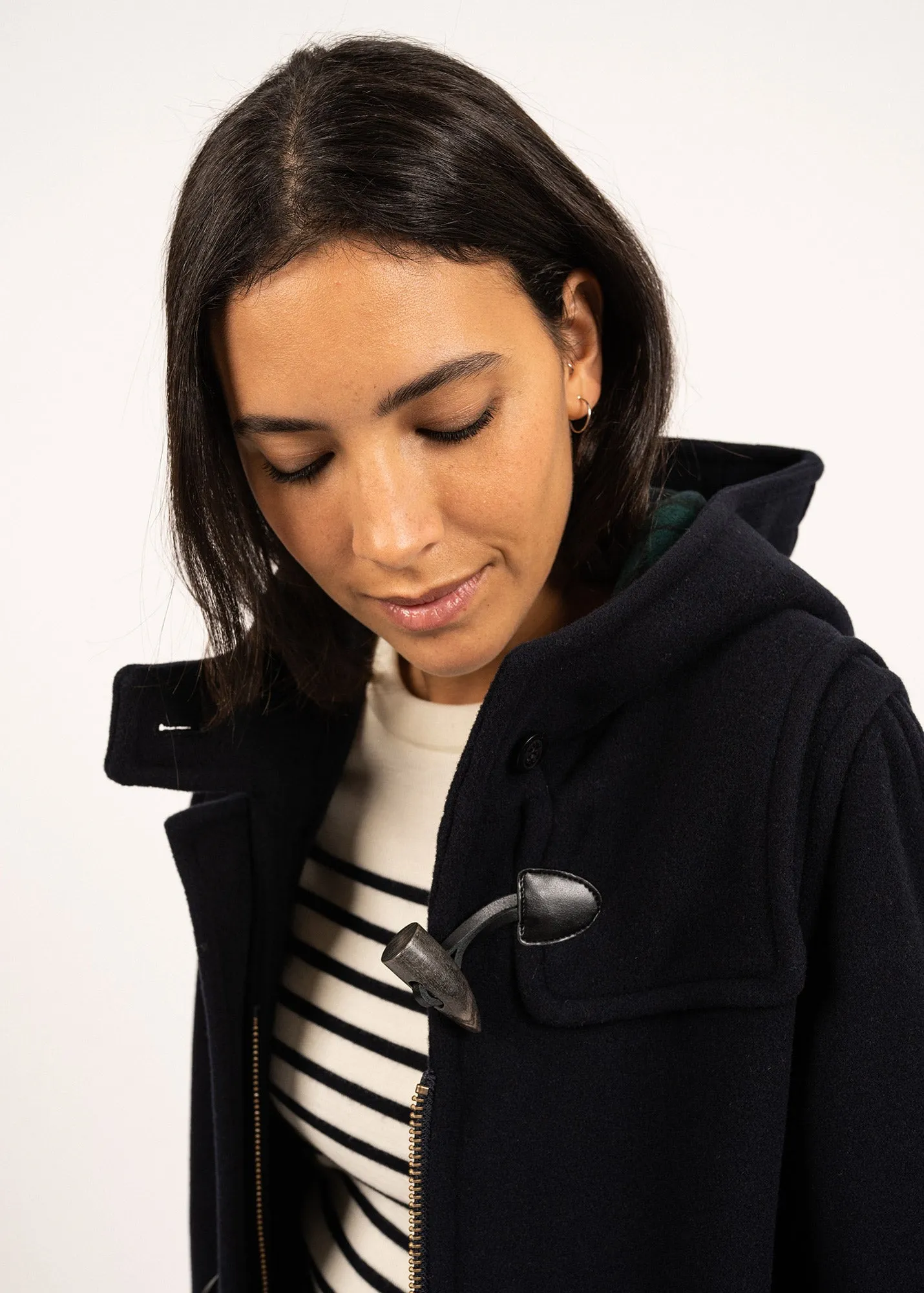 Duffle-coat Arctique - en drap de laine (NAVY)