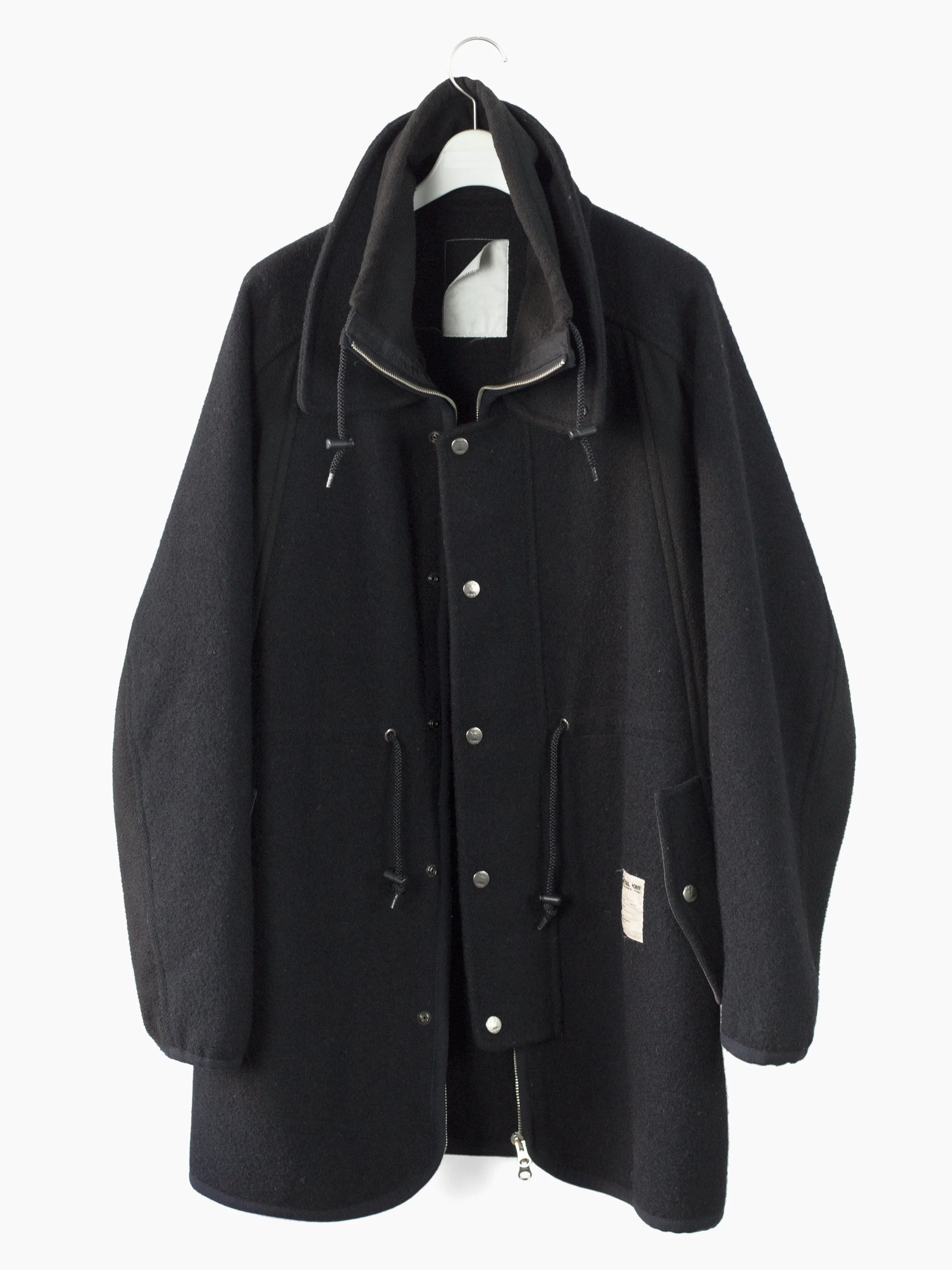 Final Home 90s Wool/Fleece Double Collar Coat