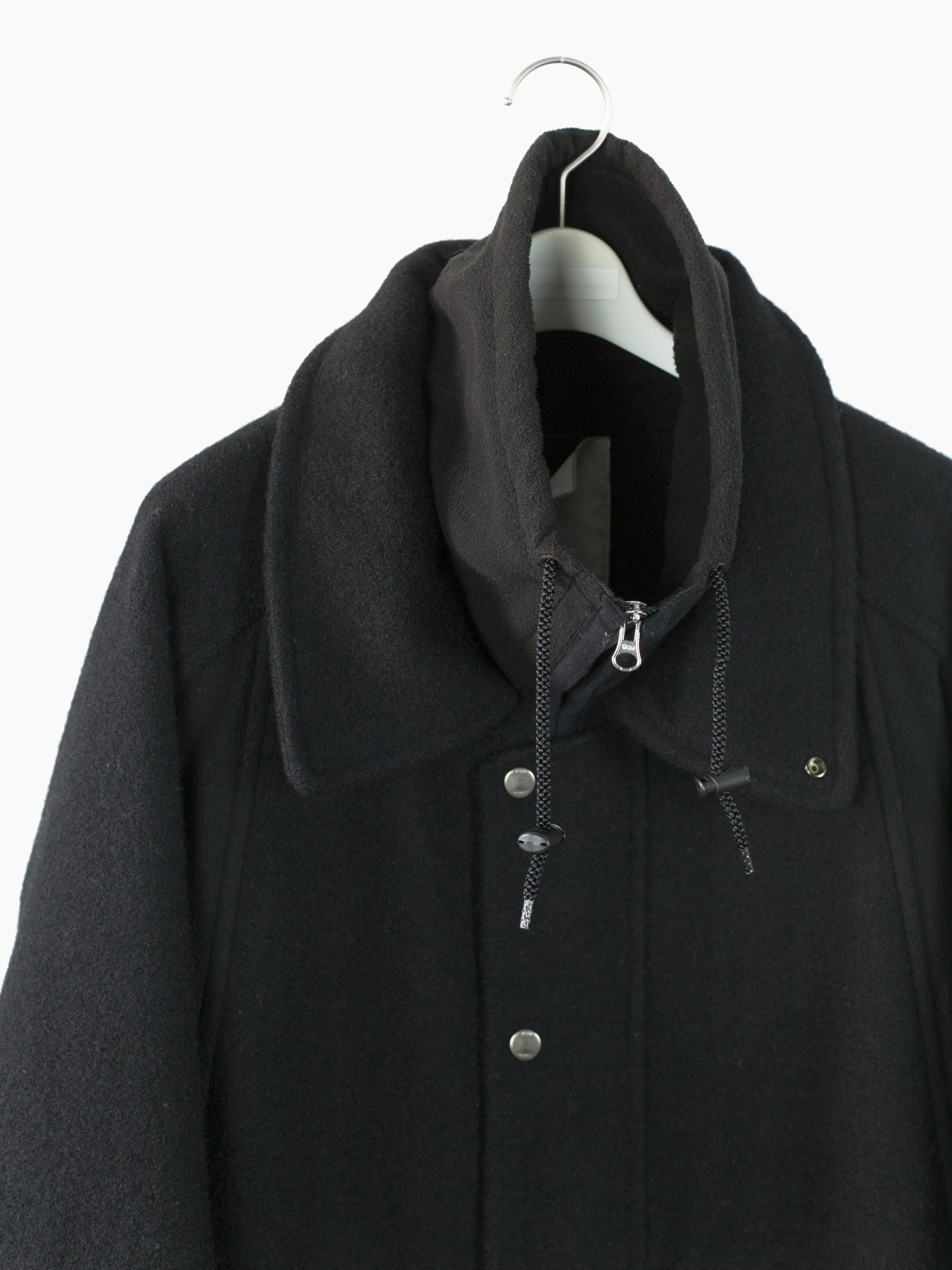 Final Home 90s Wool/Fleece Double Collar Coat