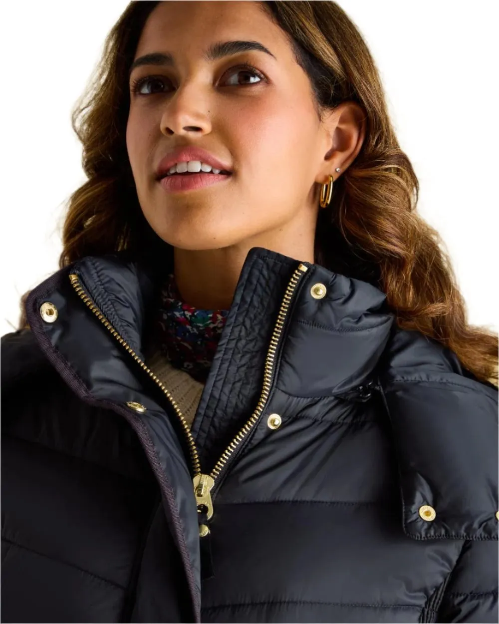 Joules Pembury Showerproof Longline Padded Coat