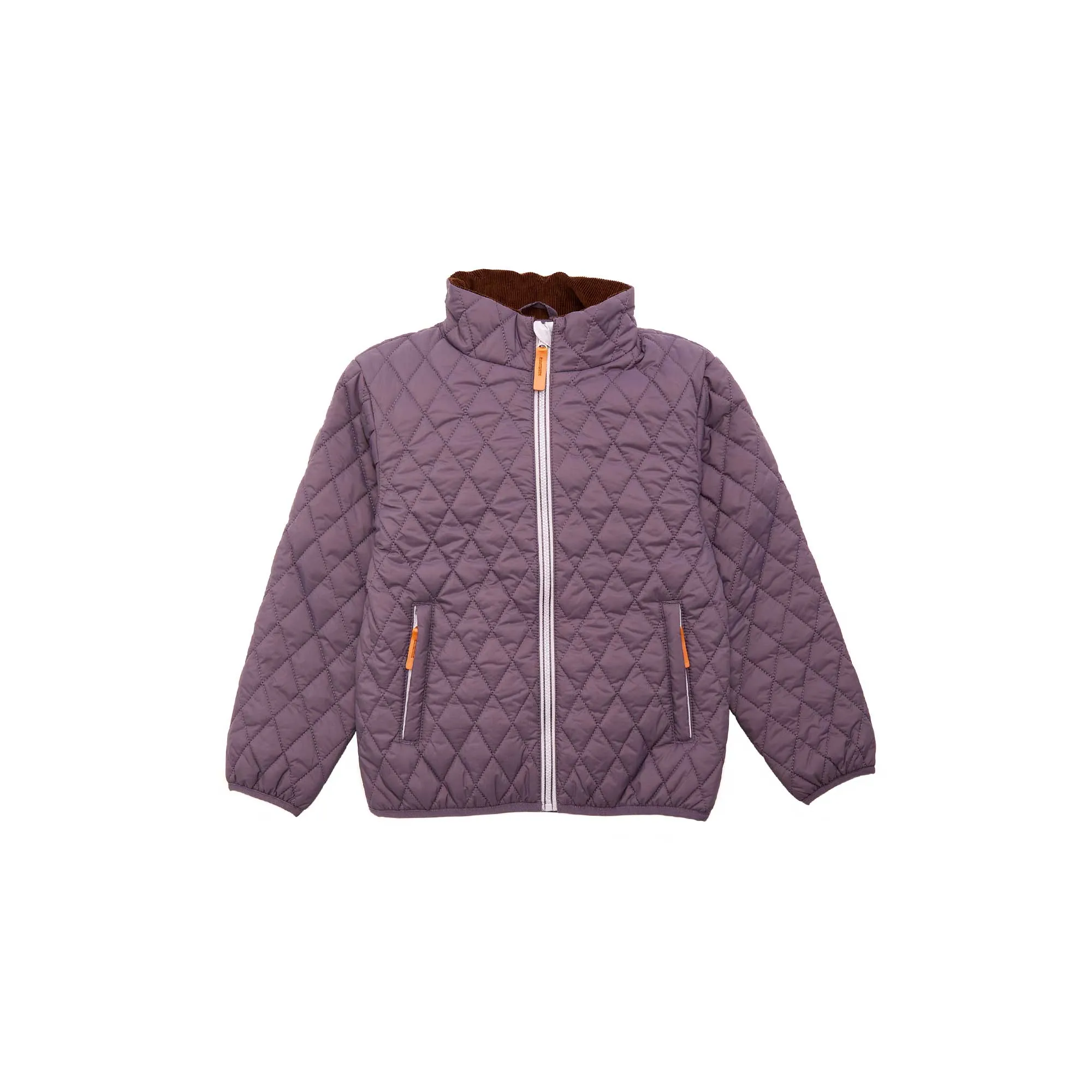 Kids' Quilted Puffer Jacket in Dusty Purple