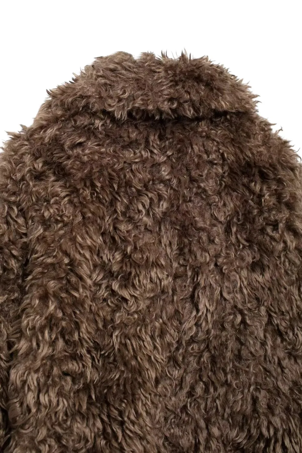 'Lucy' Faux Fur-Effect Short Coat Outerwear