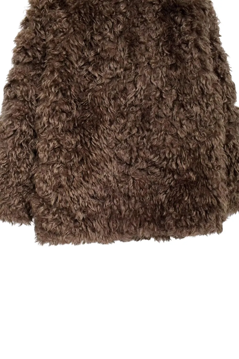 'Lucy' Faux Fur-Effect Short Coat Outerwear