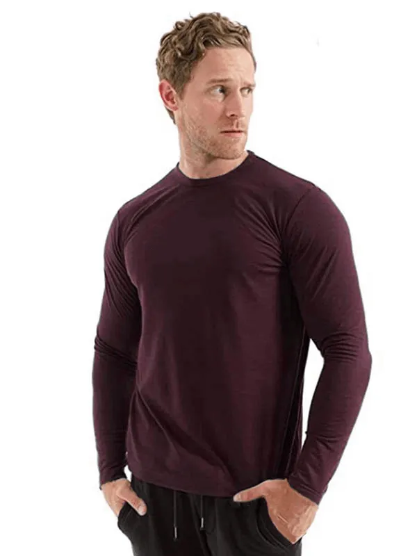 Merino Wool Thermal Long Sleeves Top for Men - SF1808