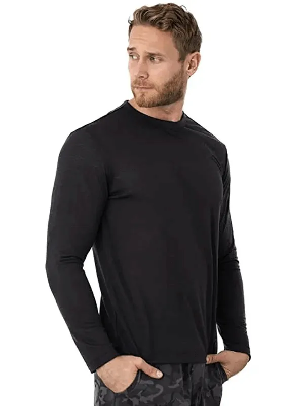 Merino Wool Thermal Long Sleeves Top for Men - SF1808