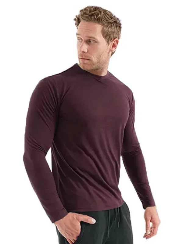 Merino Wool Thermal Long Sleeves Top for Men - SF1808