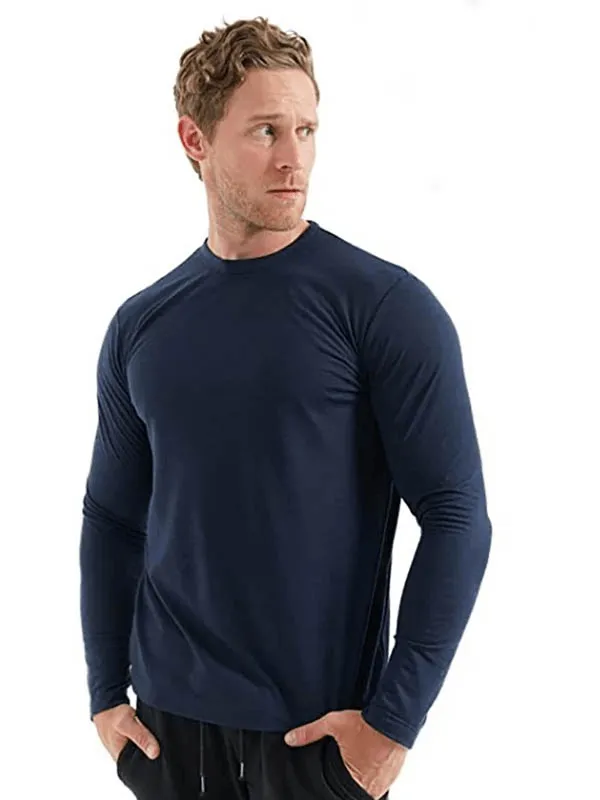 Merino Wool Thermal Long Sleeves Top for Men - SF1808