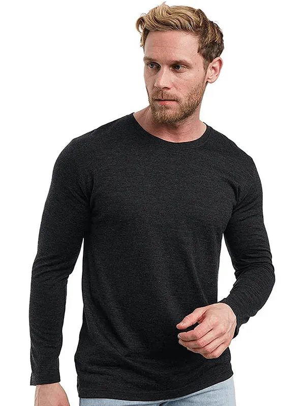 Merino Wool Thermal Long Sleeves Top for Men - SF1808