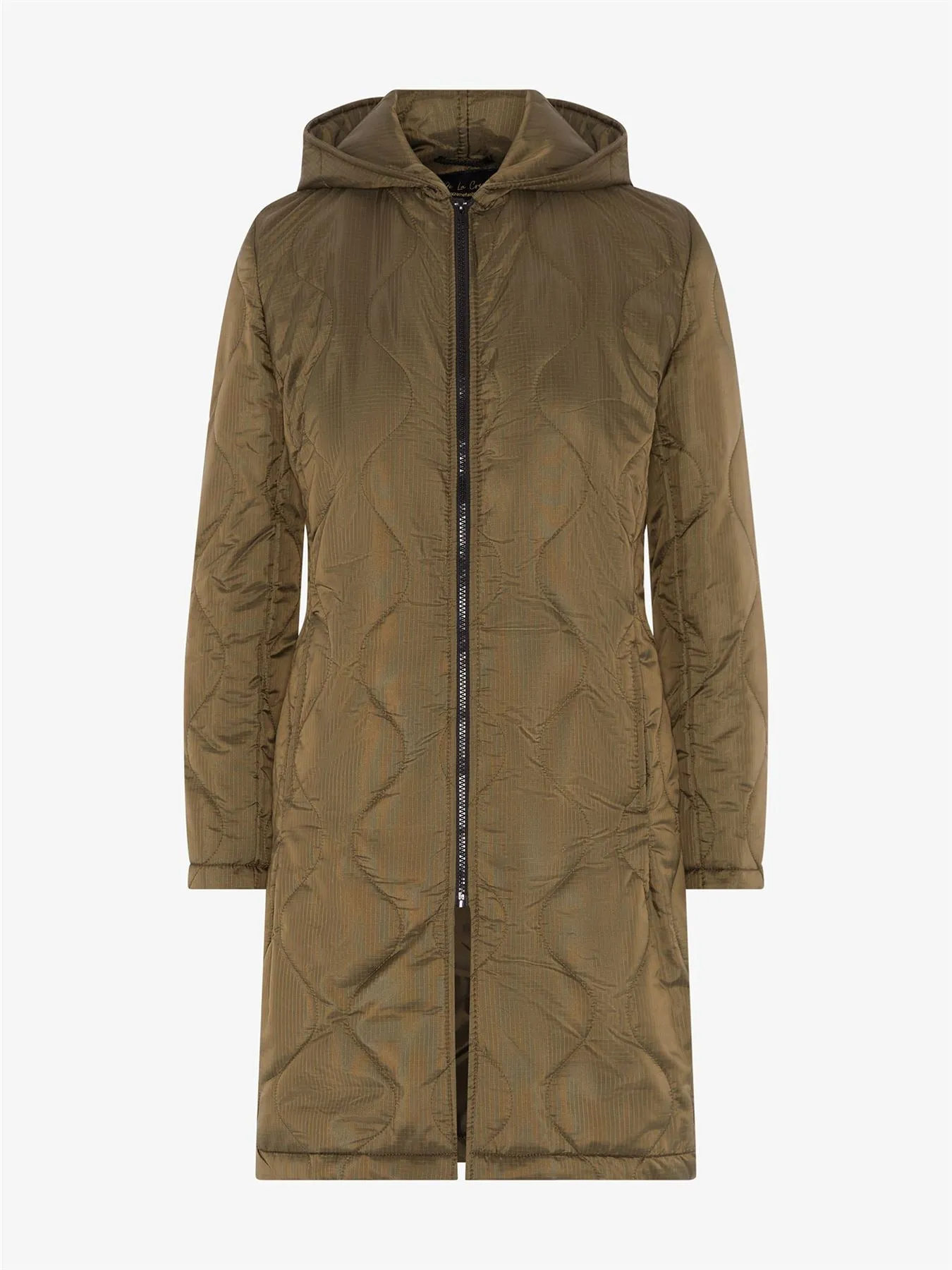 Padded Quilted Down Hooded Jacket