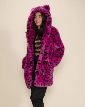 Pink Cheetah Classic Collector Edition Faux Fur Coat | Women's