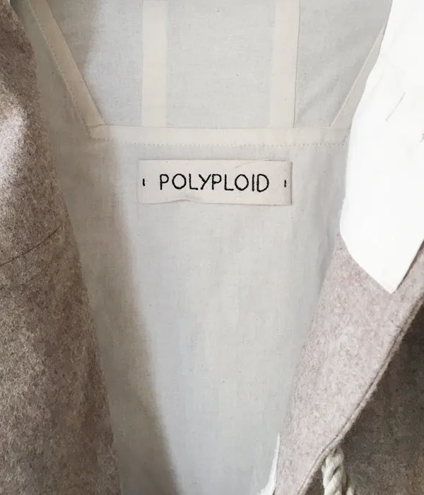 POLYPLOID/DUFFLE COAT C  (WHITE MELANGE)