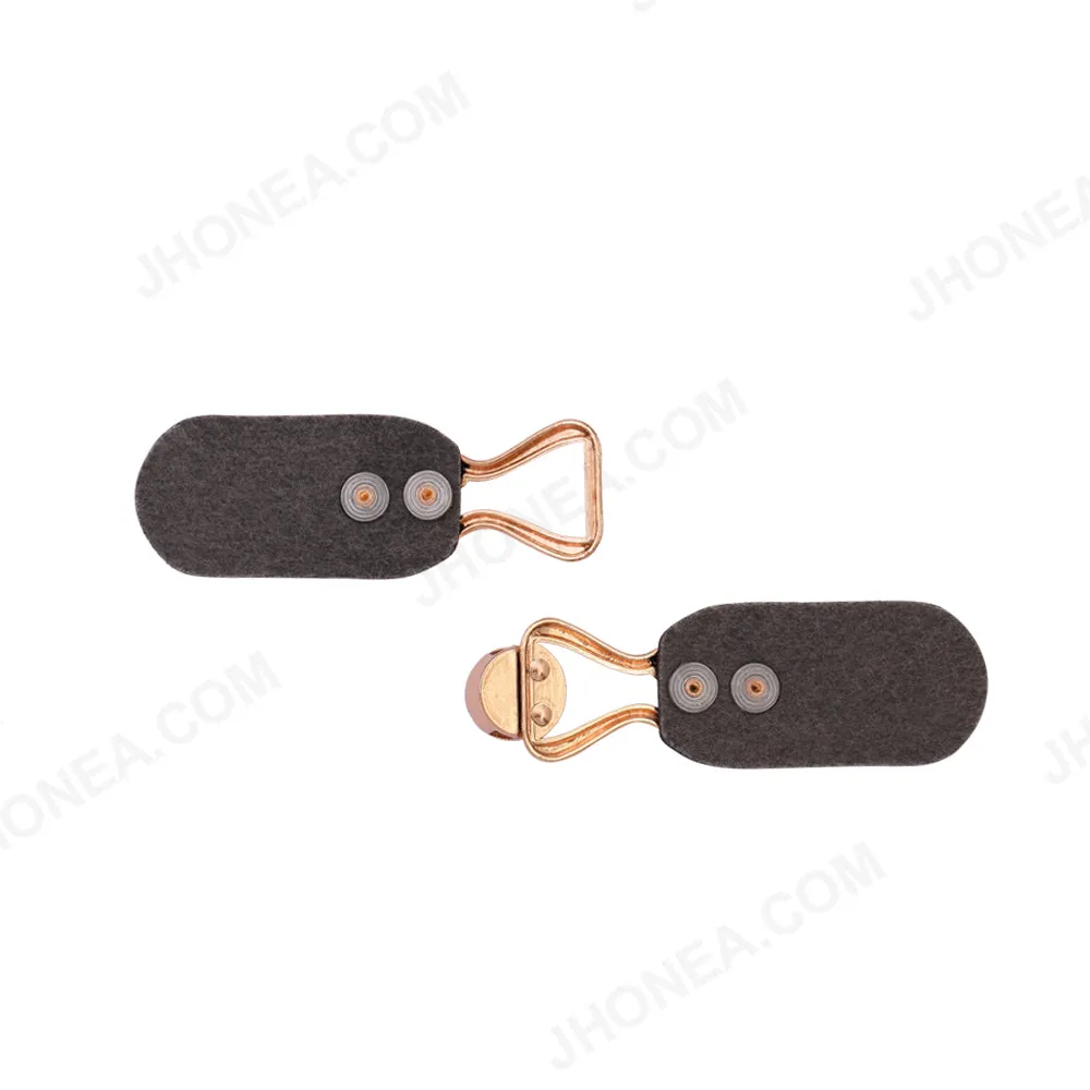 PU Leather Buckle with Metal Closure Clasp for Jackets