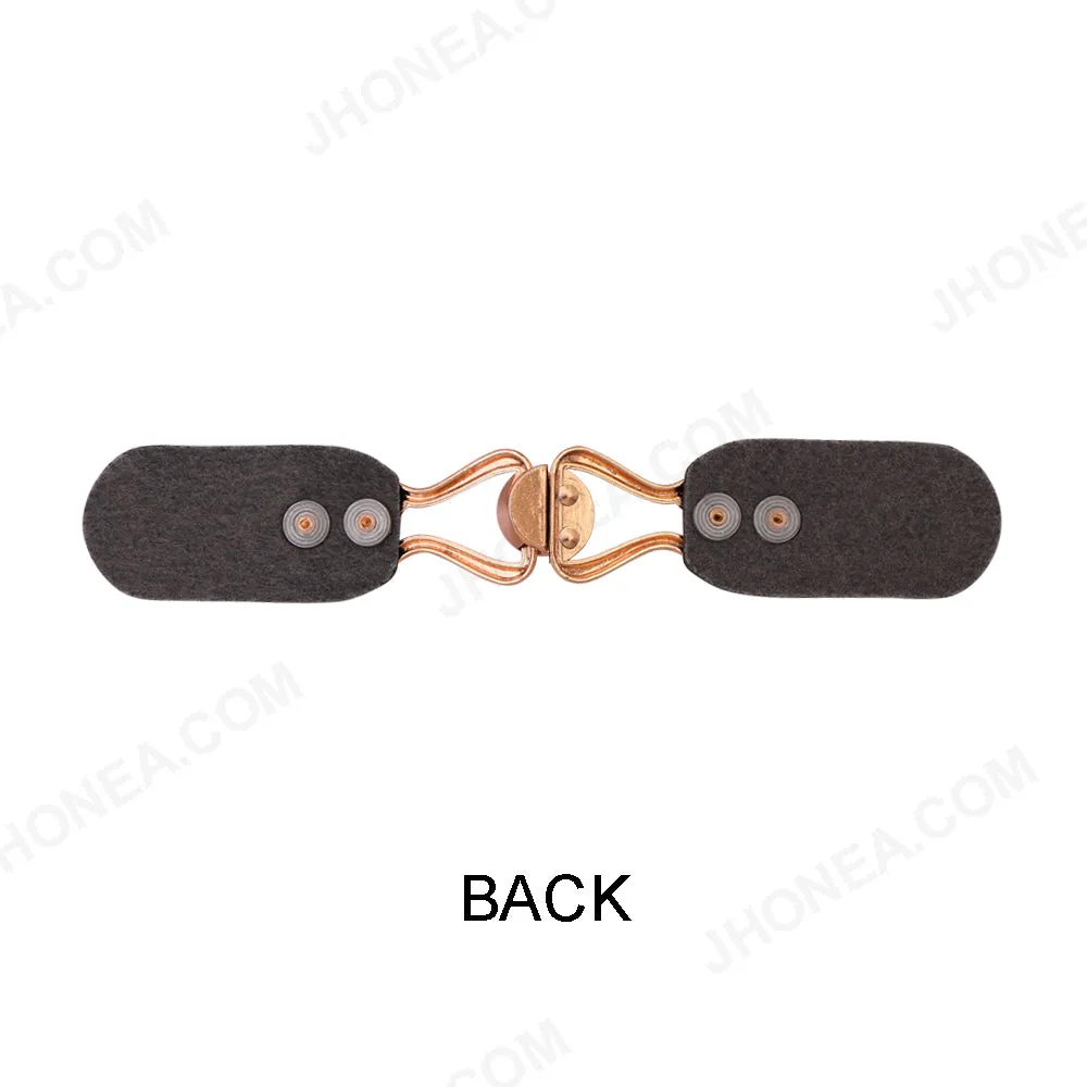 PU Leather Buckle with Metal Closure Clasp for Jackets