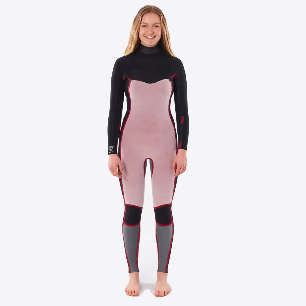 Rip Curl Womens Dawn Patrol 5/3mm Chest Zip Winter Wetsuit - Navy