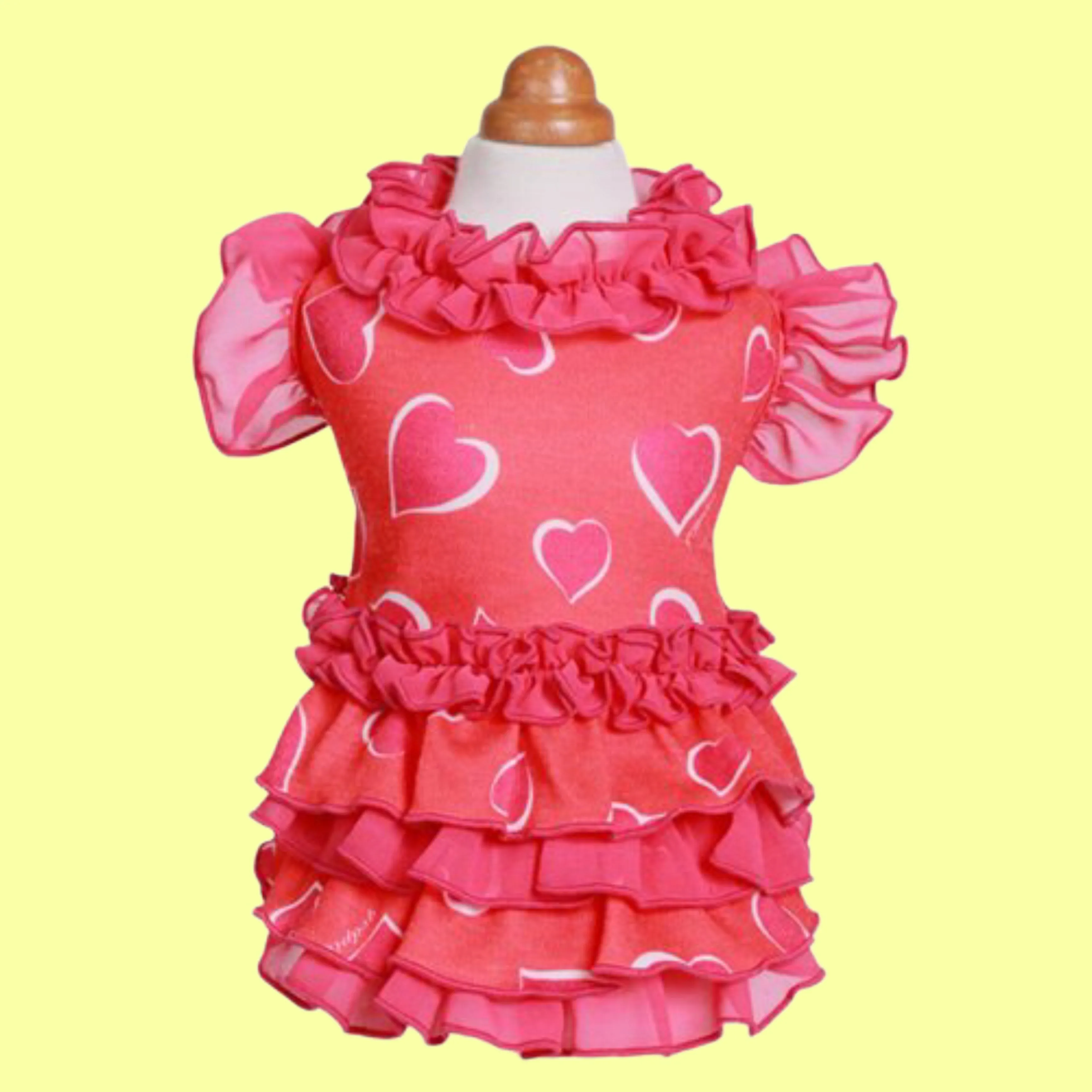 Ruffle Heart Pretty Dress