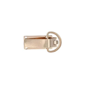 Shiny Gold Openable Metal Clasp Clip Lock with D Ring