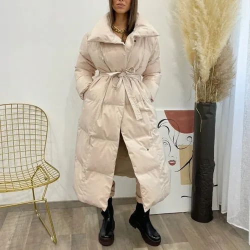 Thick Loose Parkas Women Fashion Solid Covered Button Coats