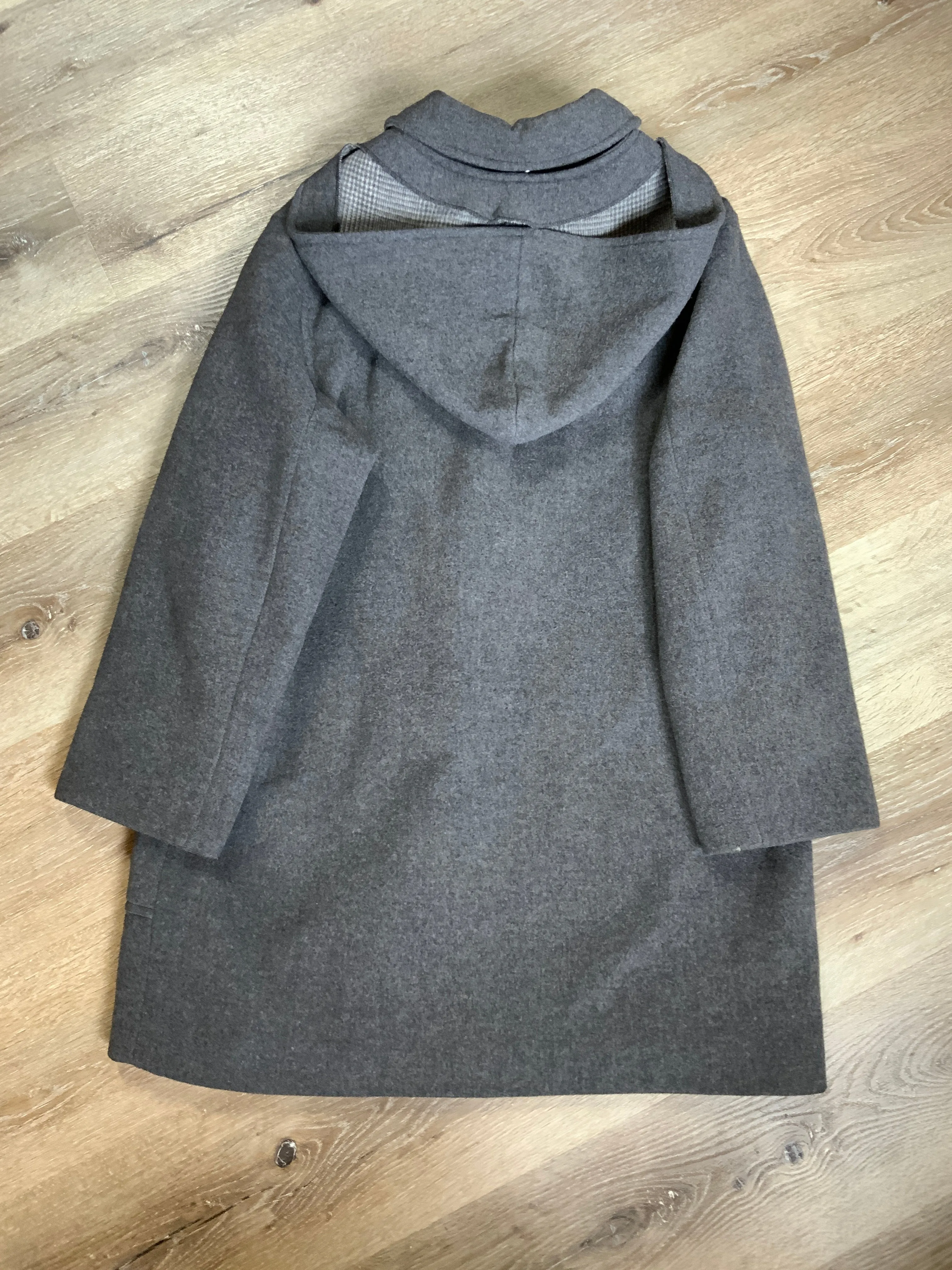 Vintage Italian Grey Wool / Cashmere Duffle Coat, SOLD