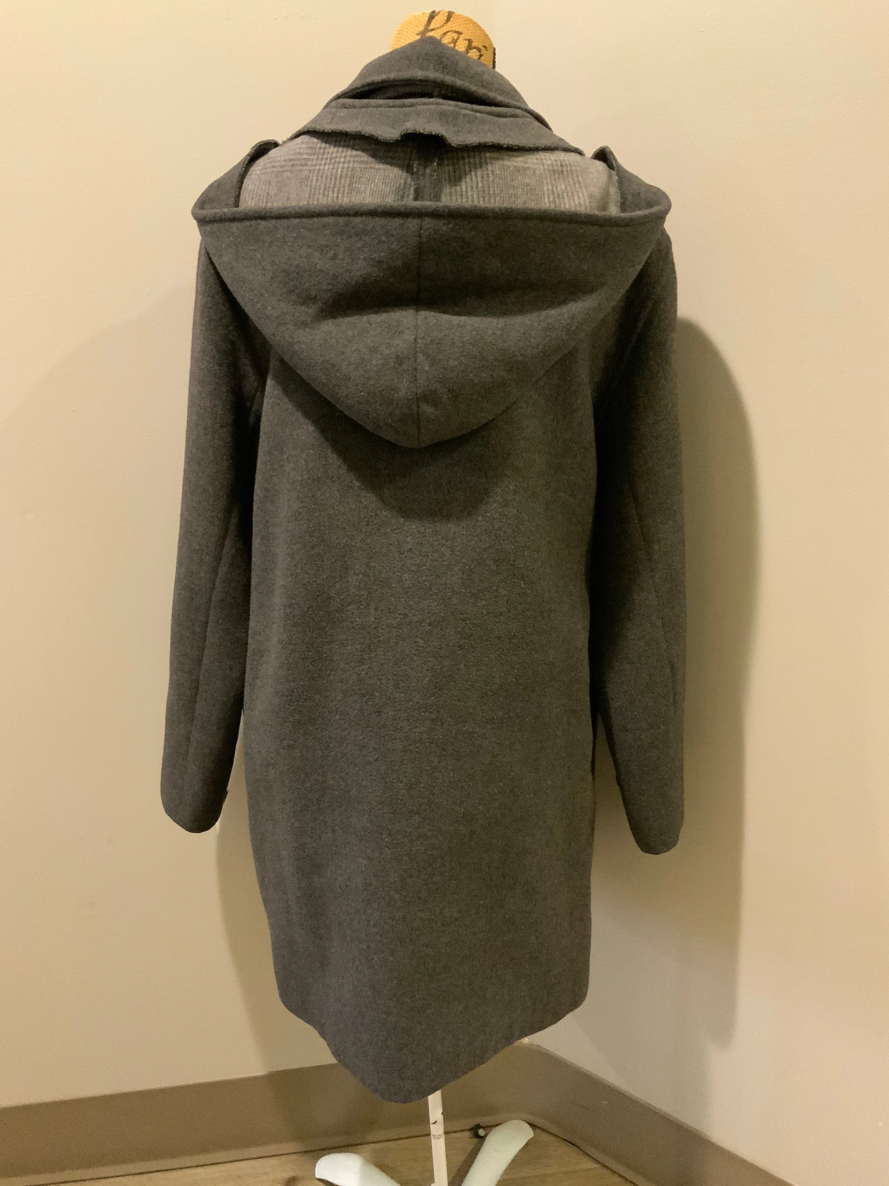 Vintage Italian Grey Wool / Cashmere Duffle Coat, SOLD