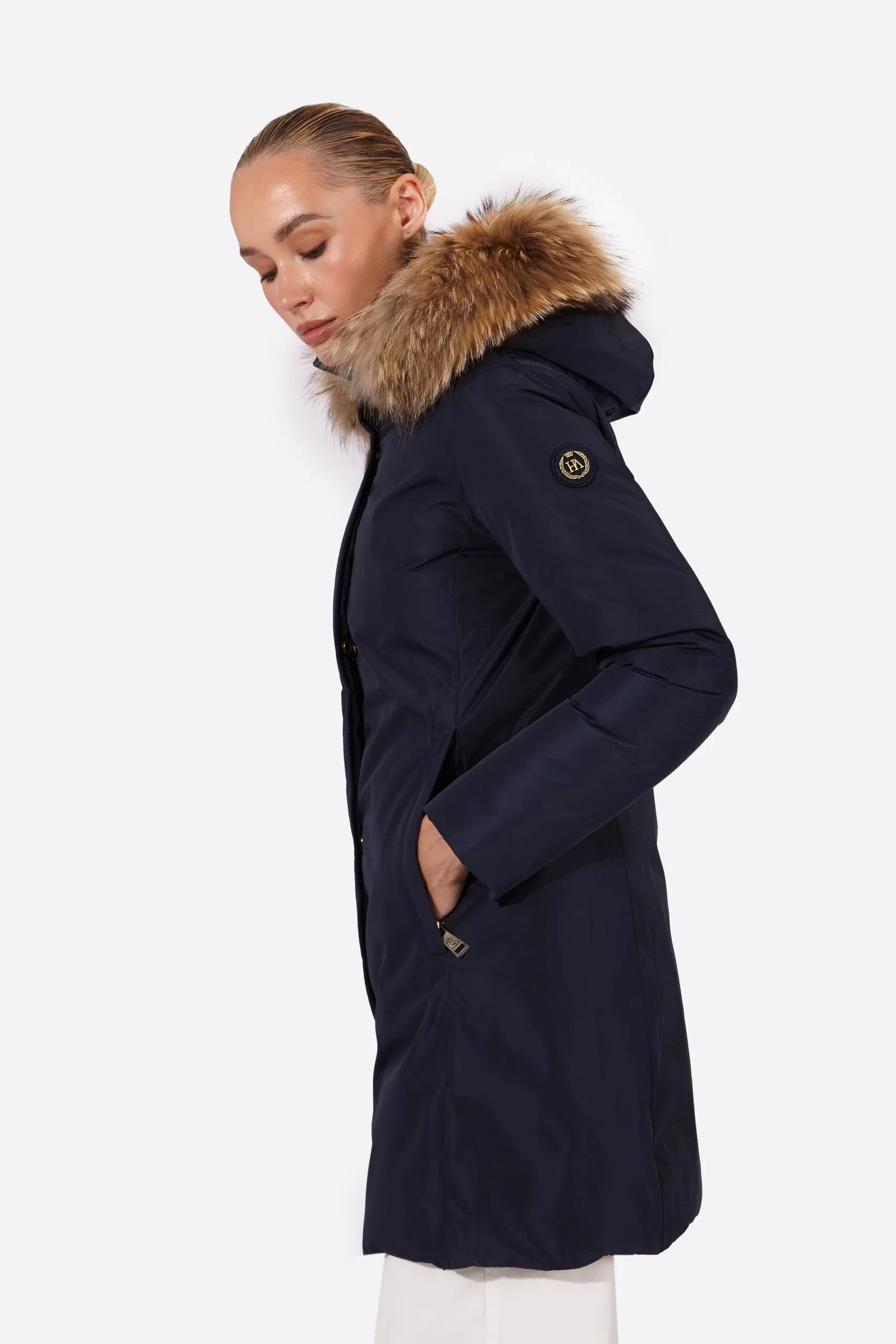 Women's parka SNOWFALL Ink Blue