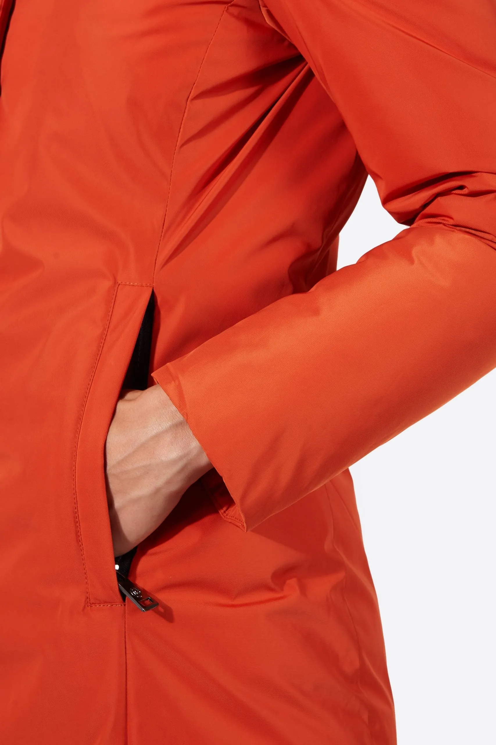 Women's parka SNOWFALL NARANJA