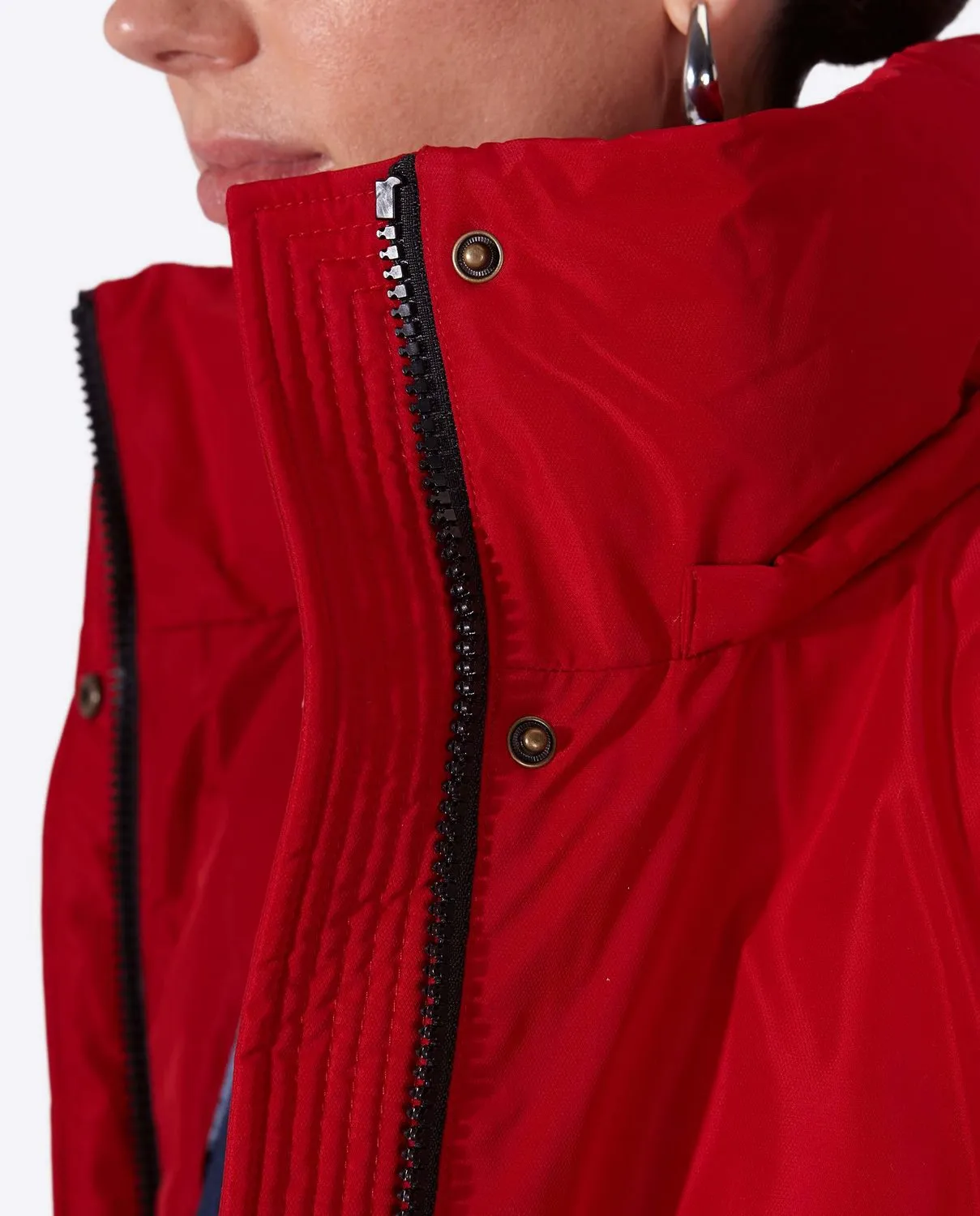 Women's parka SNOWFALL Rojo