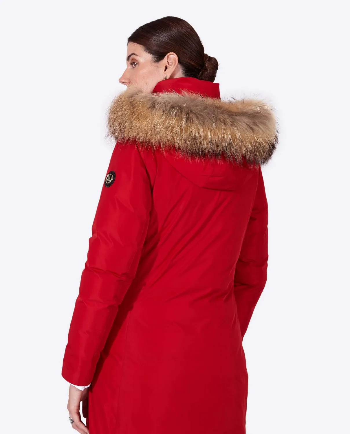 Women's parka SNOWFALL Rojo